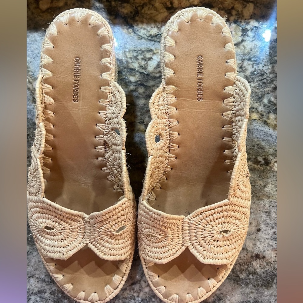 Carrie forbes size 6 espadrille heels